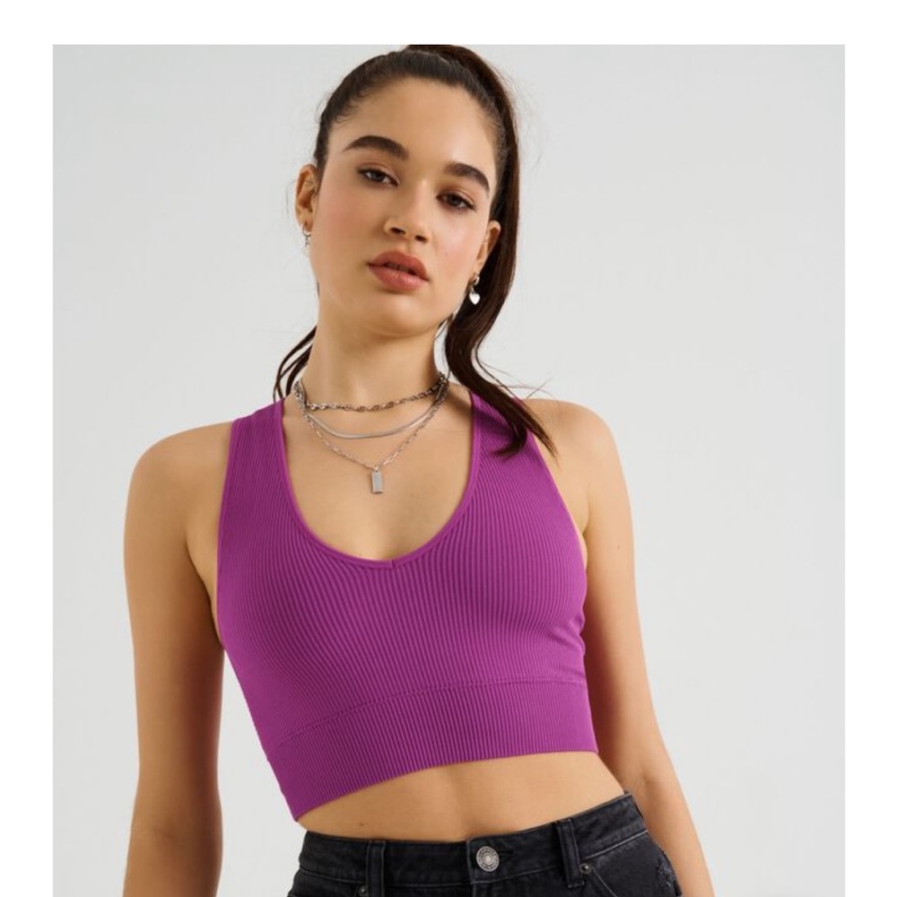 Stella seamless tank in purple